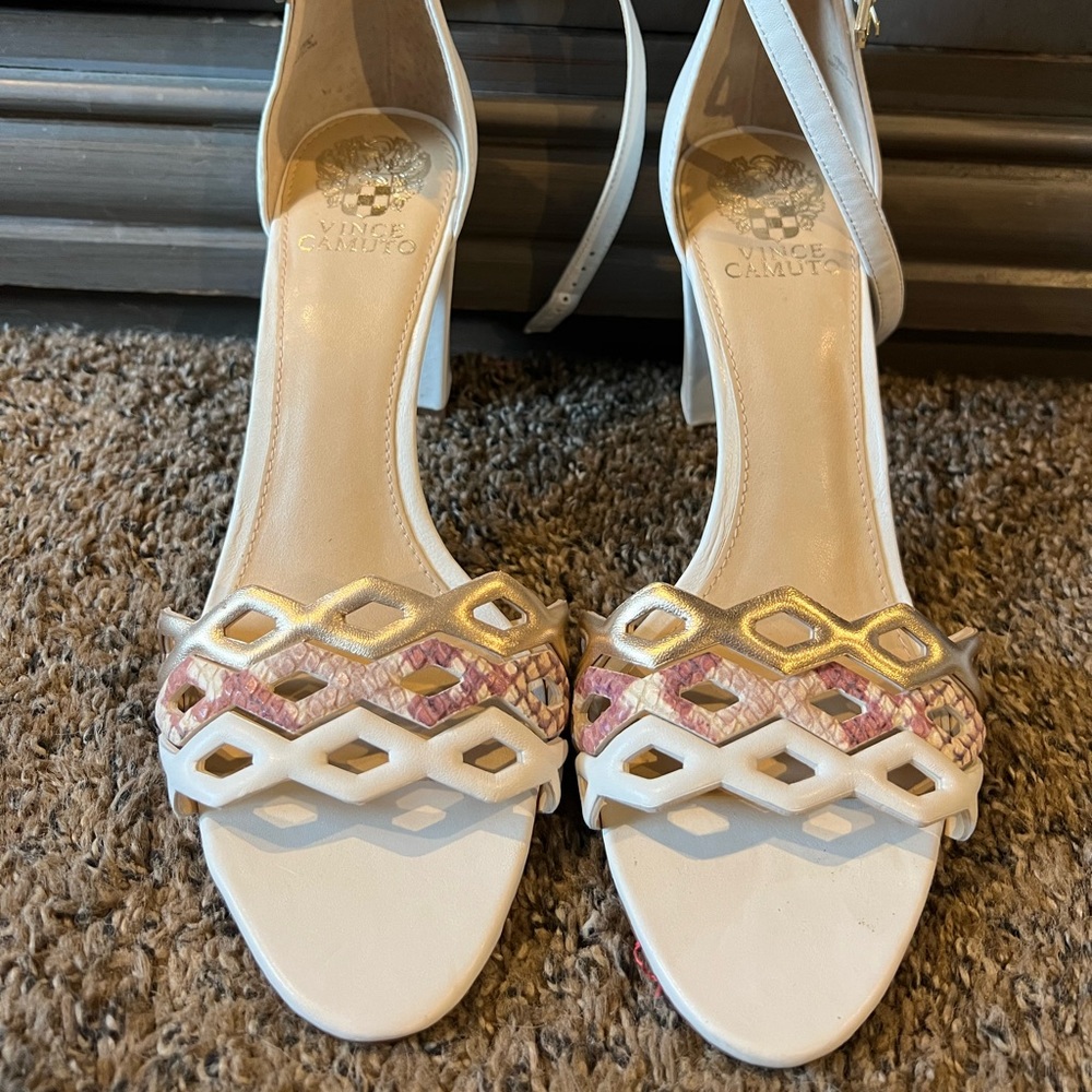 Vince Camuto Square Heel Sandals FREE SHIPPING